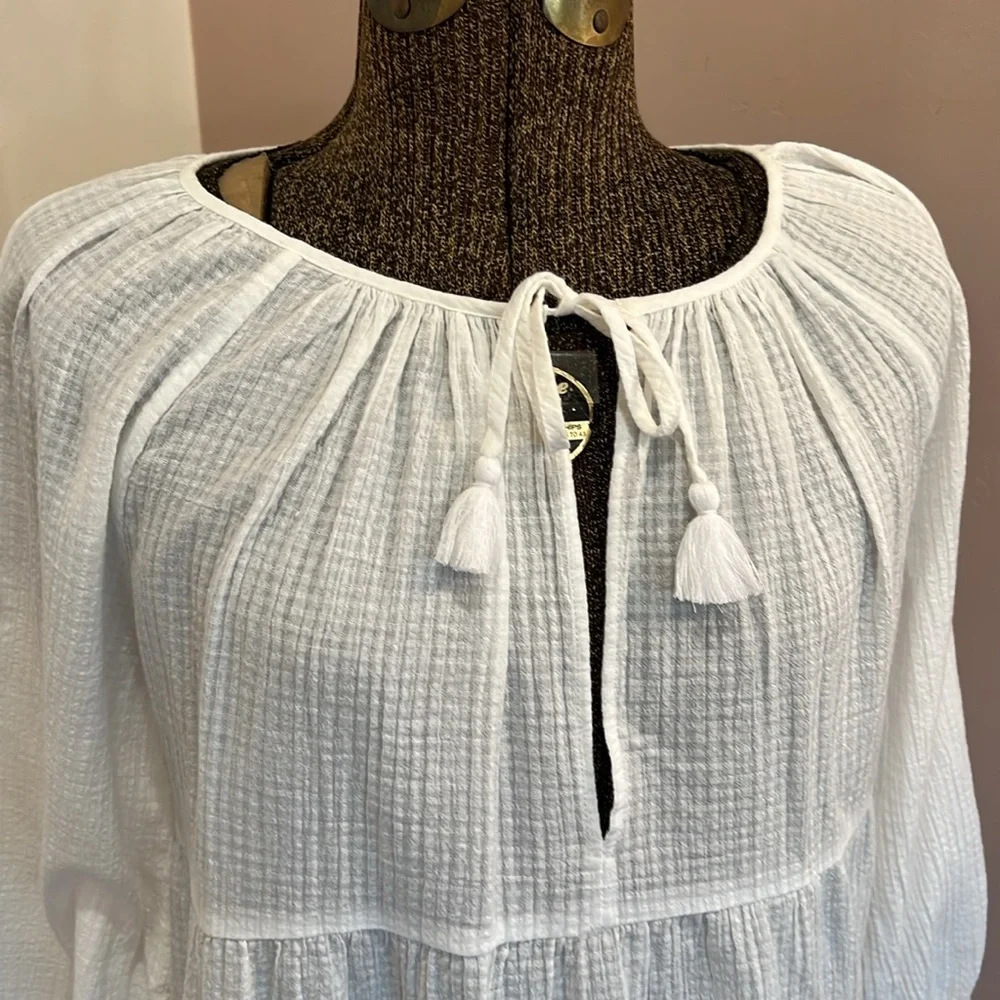 J. Crew Swim Cover Up White XXS - Picture 2 of 5